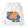 PRINTFASHION Capybara fan club - Sportzsák, Tornazsák - Fehér