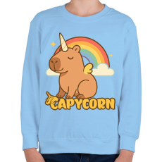 PRINTFASHION Capycorn - Gyerek pulóver - Világoskék