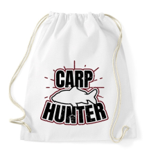 PRINTFASHION Carp Hunter - Sportzsák, Tornazsák - Fehér tornazsák