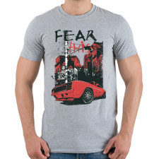 PRINTFASHION Cars city - Férfi póló - Sport szürke férfi póló