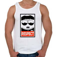 PRINTFASHION Cartman  - Férfi atléta - Fehér