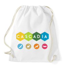 PRINTFASHION Cascadia - Sportzsák, Tornazsák - Fehér tornazsák