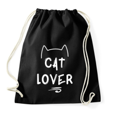 PRINTFASHION Cat Lover - Sportzsák, Tornazsák - Fekete tornazsák