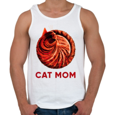 PRINTFASHION Cat mom - Férfi atléta - Fehér atléta, trikó