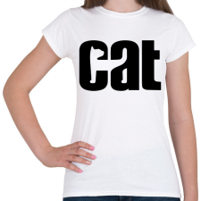 PRINTFASHION cat - Női póló - Fehér női póló