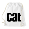 PRINTFASHION cat - Sportzsák, Tornazsák - Fehér