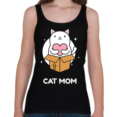 PRINTFASHION CATMOM - Női atléta - Fekete