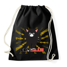 PRINTFASHION CATZILLA - Sportzsák, Tornazsák - Fekete tornazsák