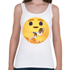 PRINTFASHION Cavalier King Charles spániel - Női atléta - Fehér