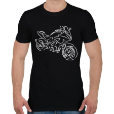 PRINTFASHION cbf1000f - Férfi póló - Fekete férfi póló