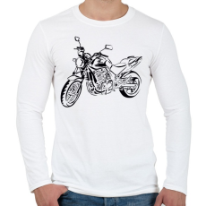 PRINTFASHION cbf500 - Férfi hosszú ujjú póló - Fehér