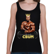 PRINTFASHION Cbum - Női atléta - Fekete női trikó