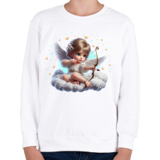 PRINTFASHION Célba vettem a szívedet - Gyerek pulóver - Fehér gyerek pulóver, kardigán