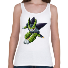 PRINTFASHION Cell - Női atléta - Fehér női trikó