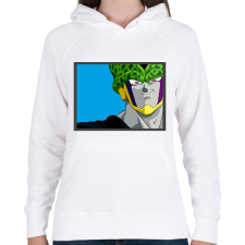 PRINTFASHION Cell - Női kapucnis pulóver - Fehér női pulóver, kardigán