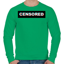 PRINTFASHION Censored - Férfi pulóver - Zöld férfi pulóver, kardigán