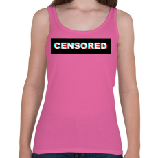 PRINTFASHION Censored - Női atléta - Rózsaszín