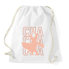 PRINTFASHION Cha cha cha - Sportzsák, Tornazsák - Fehér