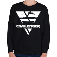 PRINTFASHION Challenger Triangle - Gyerek pulóver - Fekete gyerek pulóver, kardigán