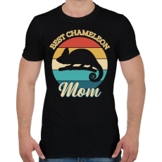 PRINTFASHION Chameleon Mom - Férfi póló - Fekete