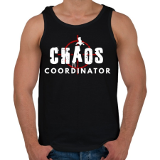 PRINTFASHION CHAOS COORDINATOR - Férfi atléta - Fekete atléta, trikó