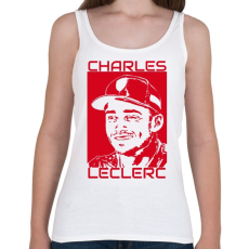 PRINTFASHION Charles leclerc - Női atléta - Fehér
