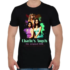 PRINTFASHION Charlie's angels 1976 - Férfi póló - Fekete férfi póló
