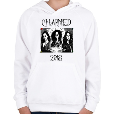 PRINTFASHION CHARMED 2018 draw - Gyerek kapucnis pulóver - Fehér