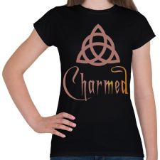 PRINTFASHION Charmed - Női póló - Fekete női póló