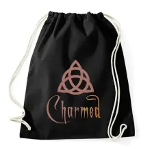 PRINTFASHION Charmed - Sportzsák, Tornazsák - Fekete tornazsák
