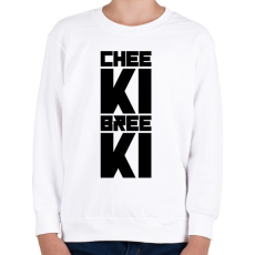 PRINTFASHION Cheeki Breeki - Gyerek pulóver - Fehér