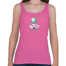 PRINTFASHION Cheer cica - Női atléta - Rózsaszín