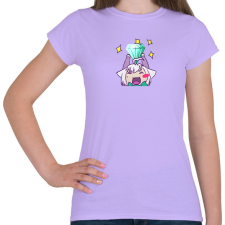 PRINTFASHION Cheer cica - Női póló - Viola női póló