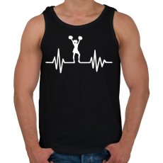 PRINTFASHION Cheerleader - Férfi atléta - Fekete