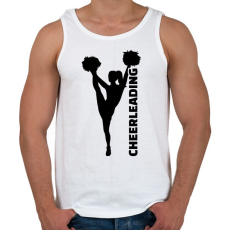 PRINTFASHION Cheerleading - Férfi atléta - Fehér
