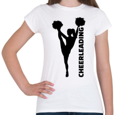PRINTFASHION Cheerleading - Női póló - Fehér női póló