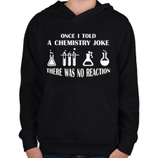 PRINTFASHION Chemistry joke (white) - Gyerek kapucnis pulóver - Fekete gyerek pulóver, kardigán