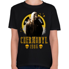 PRINTFASHION chernobyl - Gyerek póló - Fekete