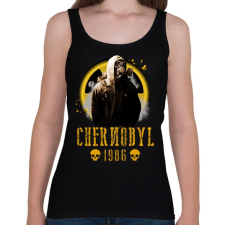 PRINTFASHION chernobyl - Női atléta - Fekete női trikó