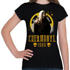 PRINTFASHION chernobyl - Női póló - Fekete női póló