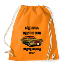 PRINTFASHION chevy impala 1963 - Sportzsák, Tornazsák - Narancssárga tornazsák