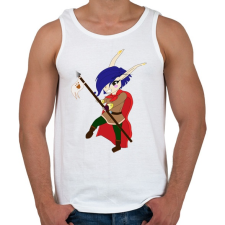 PRINTFASHION Chibi Elf lányka  - Férfi atléta - Fehér atléta, trikó