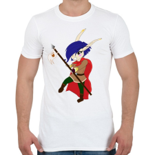 PRINTFASHION Chibi Elf lányka  - Férfi póló - Fehér férfi póló