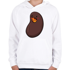 PRINTFASHION Chilis bab - Gyerek kapucnis pulóver - Fehér gyerek pulóver, kardigán