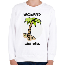 PRINTFASHION Chill - Gyerek pulóver - Fehér gyerek pulóver, kardigán