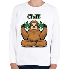 PRINTFASHION Chill - Lajháros - Gyerek pulóver - Fehér