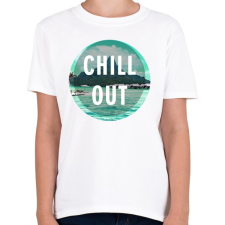 PRINTFASHION Chill Out - Gyerek póló - Fehér gyerek póló