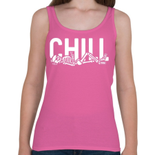 PRINTFASHION Chill time - Női atléta - Rózsaszín női trikó