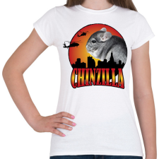 PRINTFASHION Chinzilla - Női póló - Fehér női póló