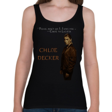 PRINTFASHION chloe decker - Női atléta - Fekete